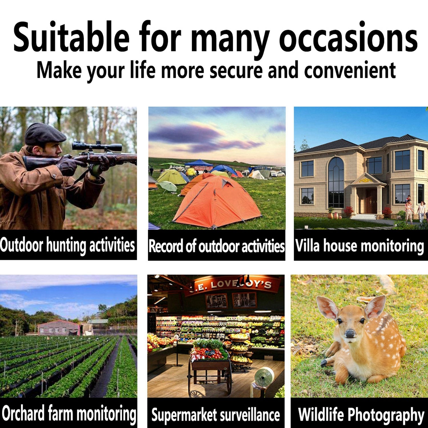 PR5000 2.0-Inch Screen Outdoor Hunting Camera 1080P HD Waterproof Outdoor Adventure Mini Camera PR5000 2.0-Inch Screen Outdoor Hunting Camera 1080P HD Waterproof Outdoor Adventure Mini Camera